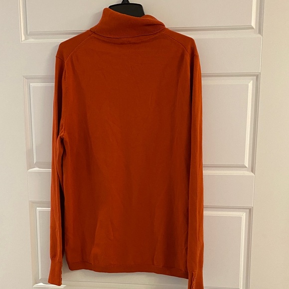 Talbots Vibrant Orange Cowl Neck Sweater - Picture 3 of 4